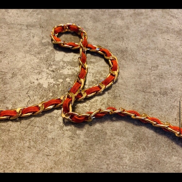 🔥50% OFF!🔥INC round straw bag red and orange - Picture 7 of 8